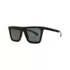 Versace VE4468UGB187 Óculos de sol de mulher estilo cat-eye, armação preta, lentes cinzentas escuras, 53-19-140 mm