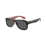 Giorgio Armani Óculos de sol de homem retangulares AR8209 6069B1 Preto mate Cinzento escuro 54mm