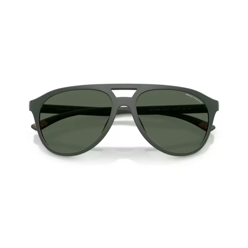 Armani Exchange AX4156SU 83777 Óculos de sol de homem Preto mate/Cinzento escuro 59mm