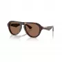 Óculos de sol Burberry BE4437U300273 para homem, quadrados, Havana/Castanho-escuro, 55-18-145