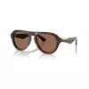 Óculos de sol Burberry BE4437U300273 para homem, quadrados, Havana/Castanho-escuro, 55-18-145