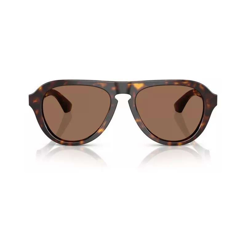 Óculos de sol Burberry BE4437U300273 para homem, quadrados, Havana/Castanho-escuro, 55-18-145