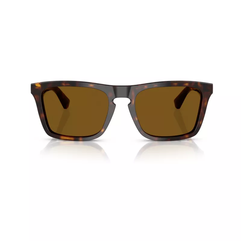 Óculos de sol Burberry BE4434-300283 para homem, armação Havana castanho-escuro, lentes degradê castanhas, 57/20/145 mm