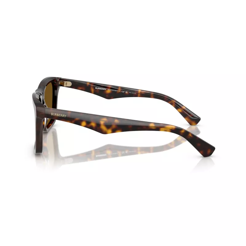 Óculos de sol Burberry BE4434-300283 para homem, armação Havana castanho-escuro, lentes degradê castanhas, 57/20/145 mm