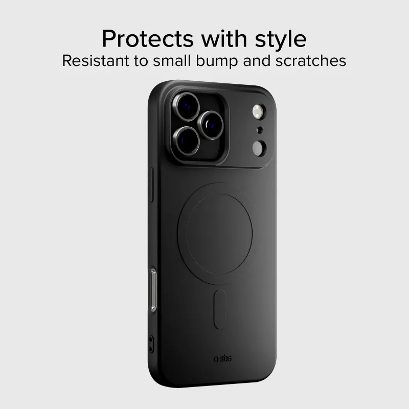 Capa SBS Instinct para Apple iPhone 17 Pro Max preta compatível com MagSafe TEINSTMAGIP1769K