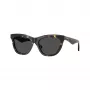 Óculos de sol retangulares Burberry BE4435F412187 para mulher, Havana/Cinzento-escuro, 53mm