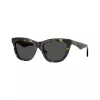 Óculos de sol retangulares Burberry BE4435F412187 para mulher, Havana/Cinzento-escuro, 53mm