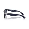 Óculos de sol Burberry BE4439-412080 para homem, quadrados, acetato, Havana/Cinzento-escuro, 51mm