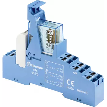 Relé de interface Finder 48.P8.7.024.4050 24 V DC 2 CO 10 A