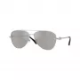 Óculos de sol de aviador Versace VE2283-10006G para homem preto/cinzento espelhado 61mm