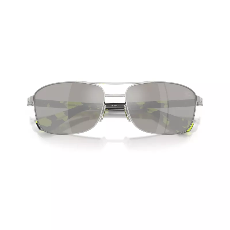 Óculos de sol de aviador Burberry BE3163-10056G para homem, armação preta, lentes degradê cinzentas, 60/17/140 mm