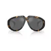 Óculos de sol cat-eye Burberry BE4479U para mulher, armação Light Havana, lentes degradê cinzentas, 58mm BE4479U41066G