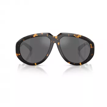 Óculos de sol cat-eye Burberry BE4479U para mulher, armação Light Havana, lentes degradê cinzentas, 58mm BE4479U41066G