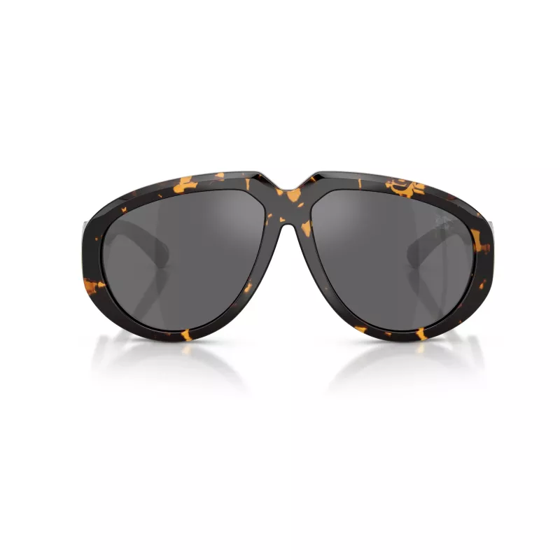 Óculos de sol cat-eye Burberry BE4479U para mulher, armação Light Havana, lentes degradê cinzentas, 58mm BE4479U41066G