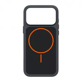 Capa SBS D3O Core para iPhone 18 Pro / 17 Pro, compatível com MagSafe, preto-laranja