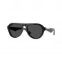 Óculos de sol retangulares Burberry para homem BE4437U, Havana/cinzento-escuro, 55mm BE4437U411287