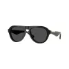 Óculos de sol retangulares Burberry para homem BE4437U, Havana/cinzento-escuro, 55mm BE4437U411287