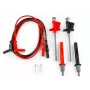 Conjunto de cabos de medição HT Instruments 425, CAT IV 600V / CAT III 1000V, 1,5 m, 16 A, fichas banana 4mm com proteção de contacto, vermelho/preto 1003040