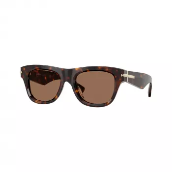 Óculos de sol Burberry para homem BE4438U300273, armação Havana, lentes castanhas degradê, 53/19/145 mm