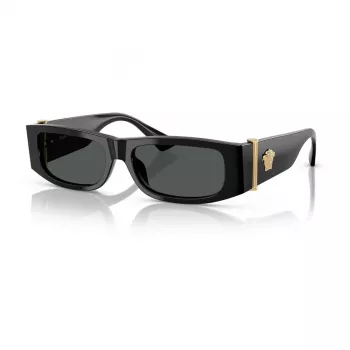 Versace óculos de sol unissexo VE4476UGB187 54mm preto/cinzento