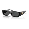 Versace óculos de sol unissexo VE4476UGB187 54mm preto/cinzento
