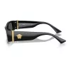 Versace óculos de sol unissexo VE4476UGB187 54mm preto/cinzento