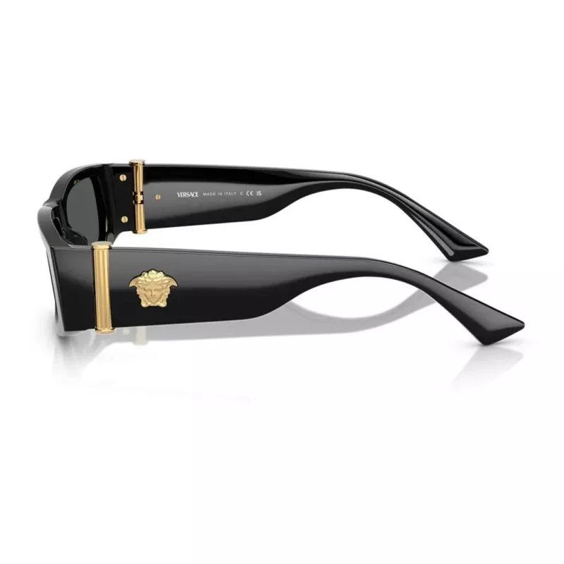 Versace óculos de sol unissexo VE4476UGB187 54mm preto/cinzento