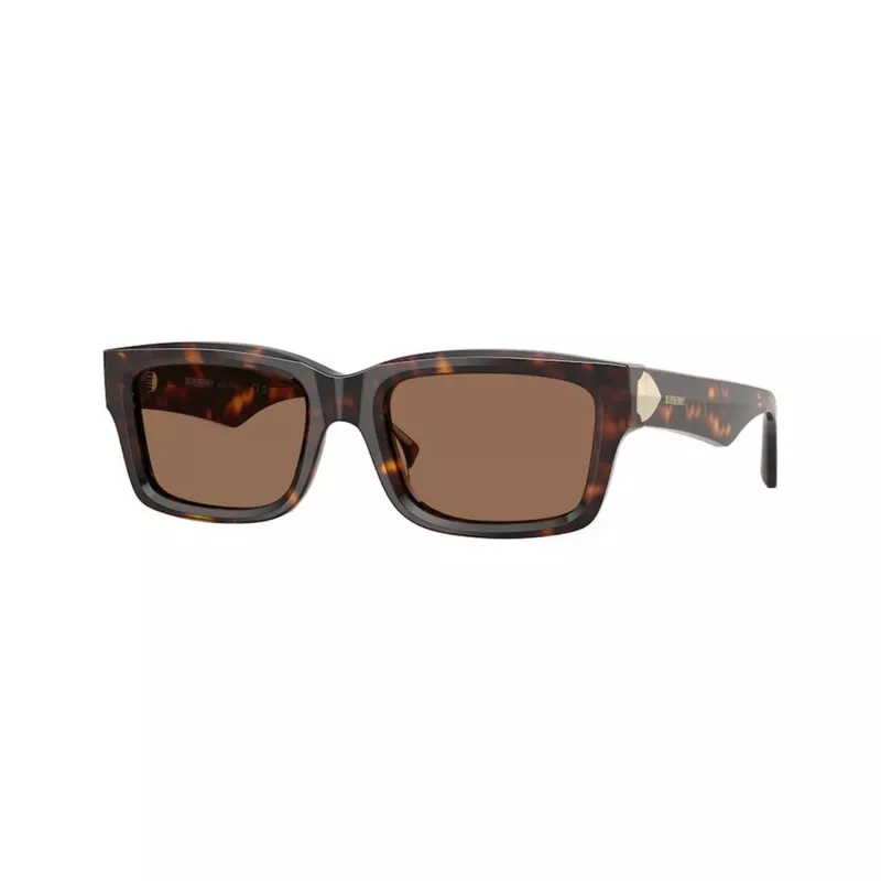 Burberry BE4443-300273 óculos de sol de mulher cat-eye, armação Havana, lentes castanhas degradê, 55mm