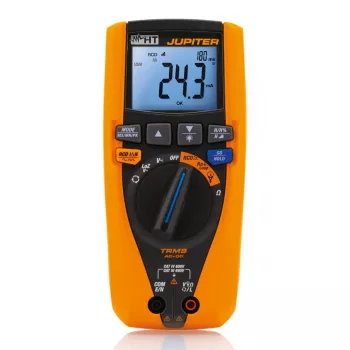 HT Instruments JUPITER multímetro digital e testador de diferencial, calibrado ISO, CAT IV 600V / CAT III 690V, 6000 contagens, Bluetooth 1010680