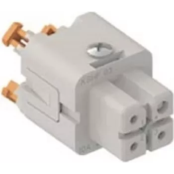 ILME CKSHF03 inserto fêmea 3P+PE prateado SQUICH 10A 400V