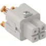 ILME CKSHF03 inserto fêmea 3P+PE prateado SQUICH 10A 400V