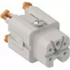 ILME CKSHF04 inserto fêmea 4P+PE prateado SQUICH 10A 400V tamanho 21.21