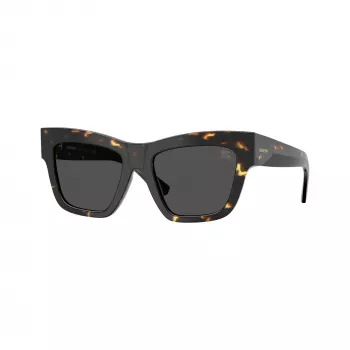 Burberry BE4449F410687 óculos de sol de mulher, armação Havana, lentes castanhas, 53/19/140 mm