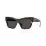 Burberry BE4449F410687 óculos de sol de mulher, armação Havana, lentes castanhas, 53/19/140 mm