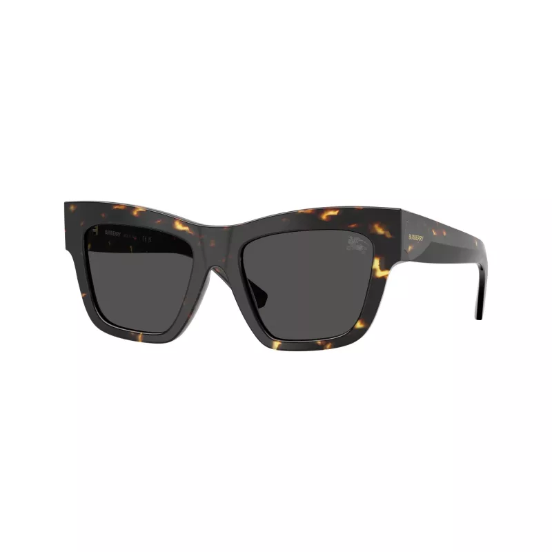 Burberry BE4449F410687 óculos de sol de mulher, armação Havana, lentes castanhas, 53/19/140 mm