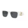 Versace VE4403-314-87 óculos de sol de mulher cat-eye, lentes cinzentas, 57mm