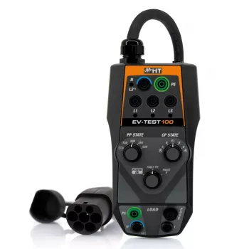 HT Instruments EV-TEST100 Adaptador de teste para posto de carregamento EV Type 2 Mode 3 1010960