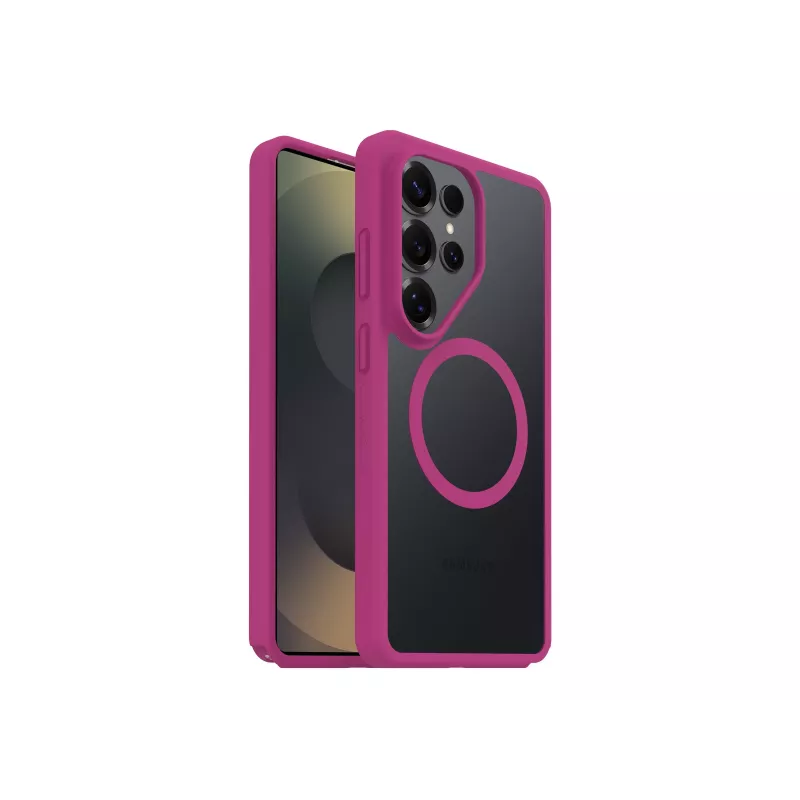 OtterBox React Series Capa para Samsung Galaxy S26 Ultra – transparente/rosa com MagSafe 77-99946