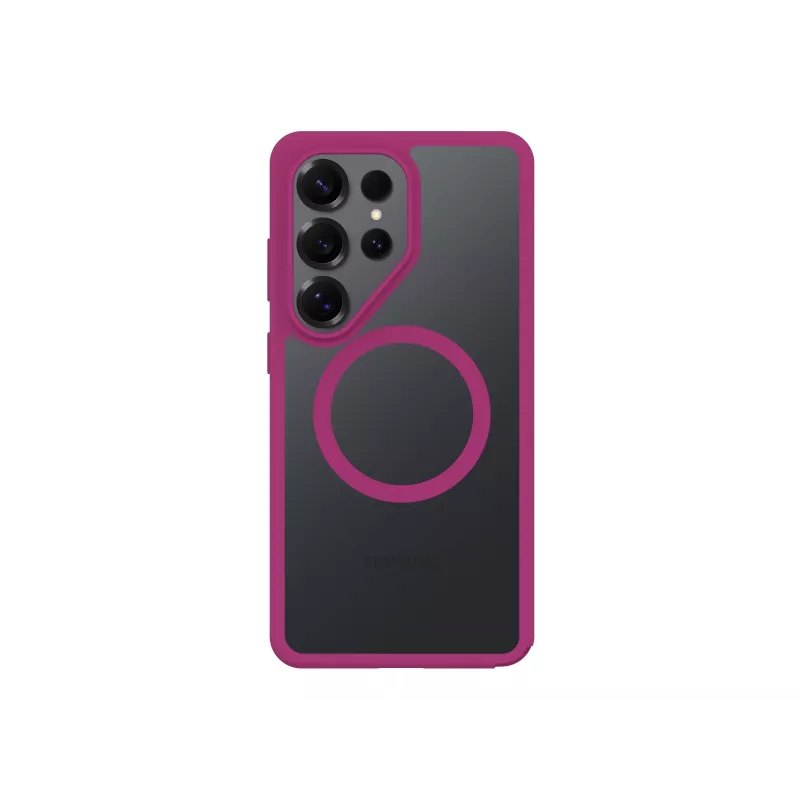 OtterBox React Series Capa para Samsung Galaxy S26 Ultra – transparente/rosa com MagSafe 77-99946