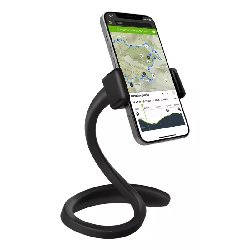 SBS Mobile TESUPPFLEXY Suporte de mesa flexível para smartphones e tablets até 10,5 polegadas preto