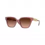Versace Mulher VE4471B Óculos de sol formato olho de gato, armação Havana, lente castanha degradê, 56mm VE4471B54755M