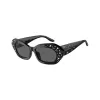 Giorgio Armani Mulher AR8213BU5001B Óculos de sol retangulares pretos