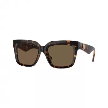 Burberry BE4419-300273 óculos de sol de mulher, armação Havana, lentes castanhas degradê, 54mm