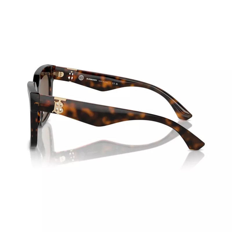Burberry BE4419-300273 óculos de sol de mulher, armação Havana, lentes castanhas degradê, 54mm