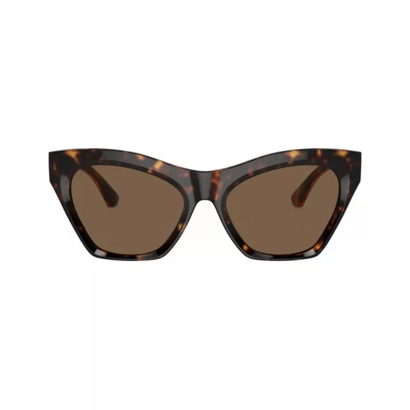 Burberry BE4420U300273 óculos de sol de mulher, quadrados, armação Dark Havana, lentes castanhas degradê, 55mm