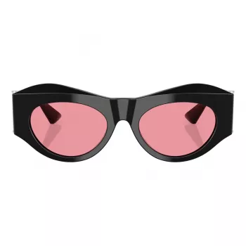 Versace VE4477U 532084 óculos de sol de mulher, armação Havana, lentes castanhas degradê, 52mm