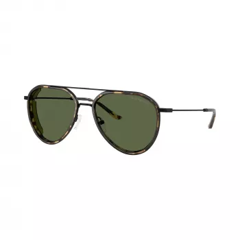 Emporio Armani óculos de sol de homem retangulares EA2163-300171 preto/cinzento 56mm