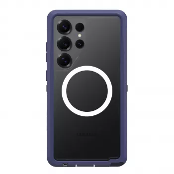 OTTERBOX Defender XT Clear capa MagSafe para Samsung Galaxy S25 Ultra – violeta (Thistle Purple) 77-97585