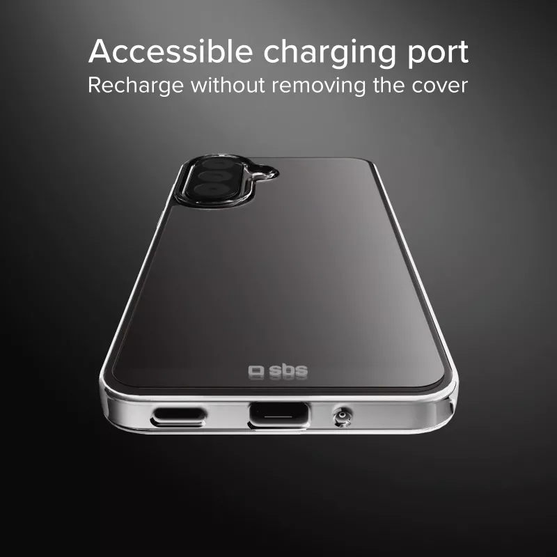 SBS Mobile capa traseira TPU transparente para Samsung Galaxy A37 TED3OCOVSAA37