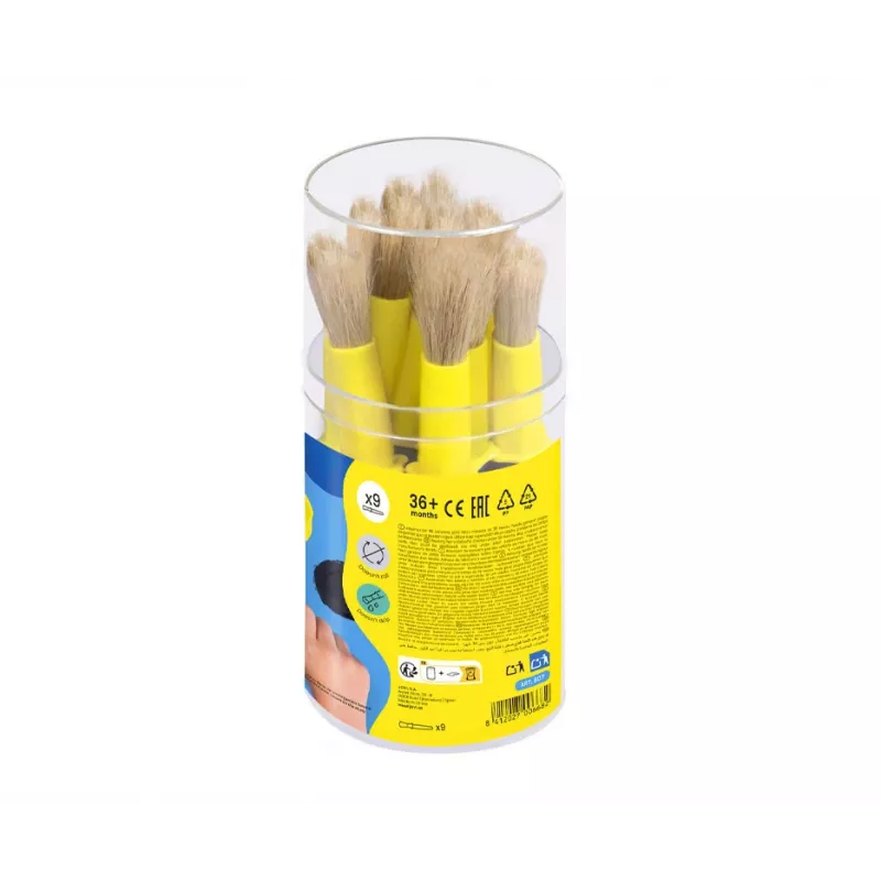 JOVI conjunto de 9 pincéis para têmpera, guache, aguarela e tintas acrílicas